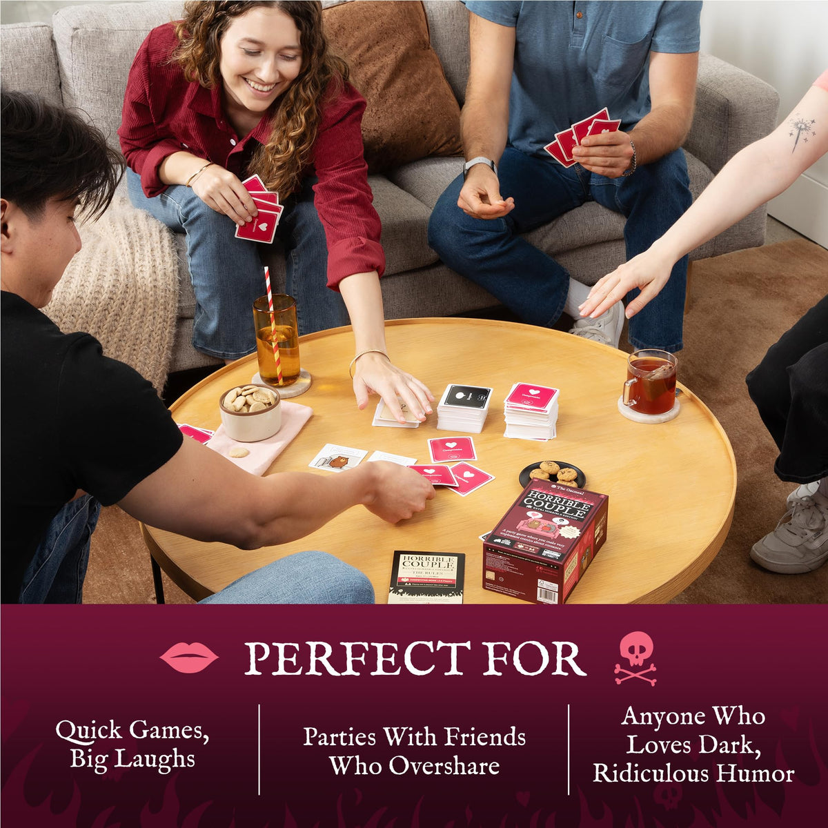 Horrible Couple Board Game by Exploding Kittens 5