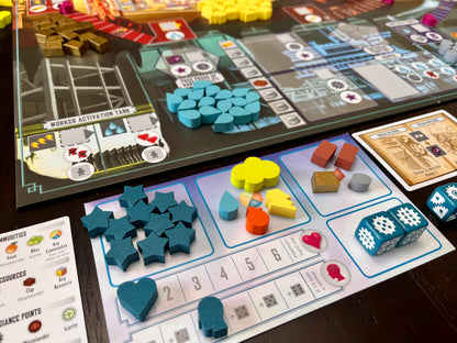 Stonemaier Games: Euphoria: Ignorance is Bliss Expansion | Add to Euphoria: Build a Better Dystopia (Base Game) | New Solo Mode, New Antiques Bazaar & Other Components | 1-6 Players, 60 Mins, Ages 14+ 8