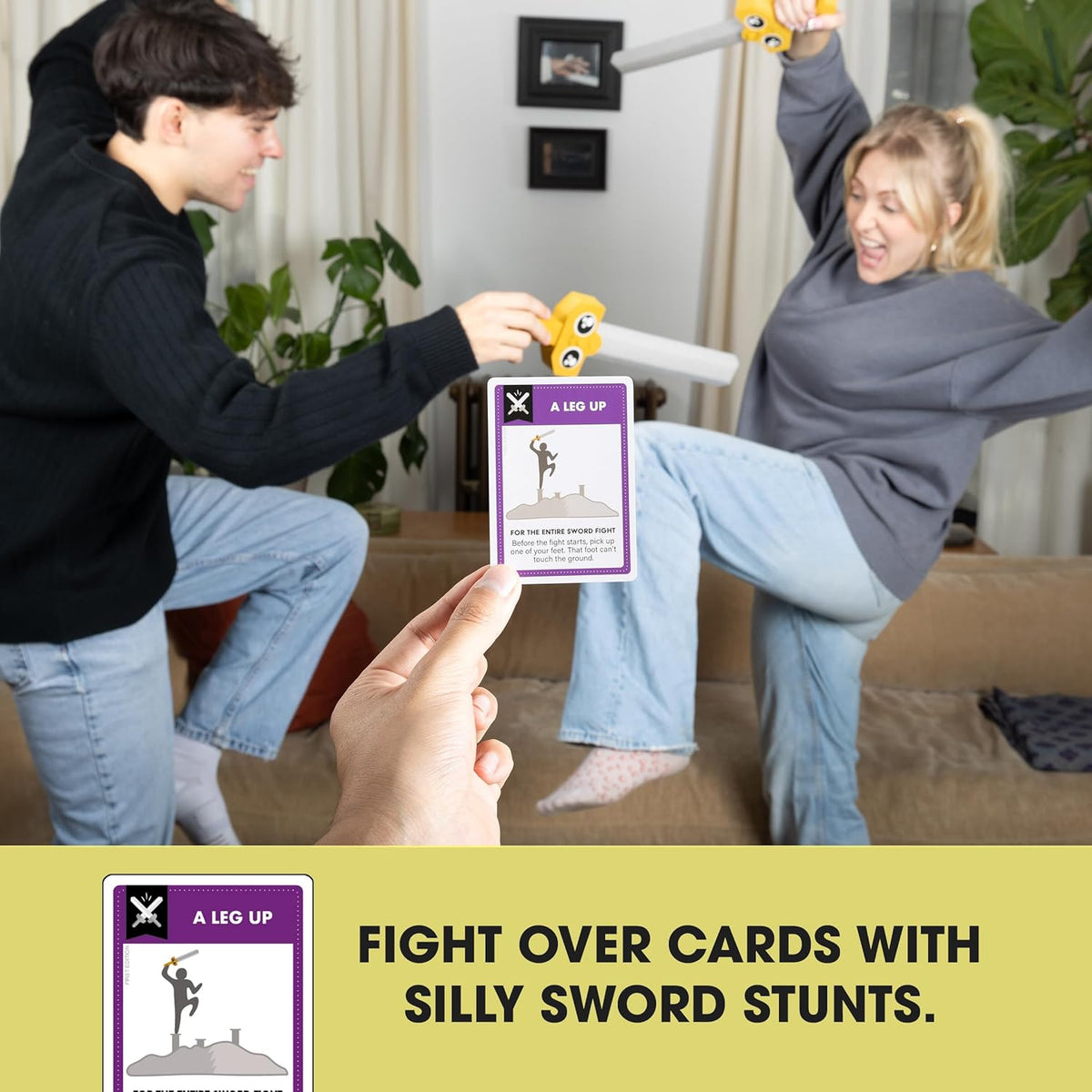 Lets Hit Each Other with Fake Swords Small Box Board Game