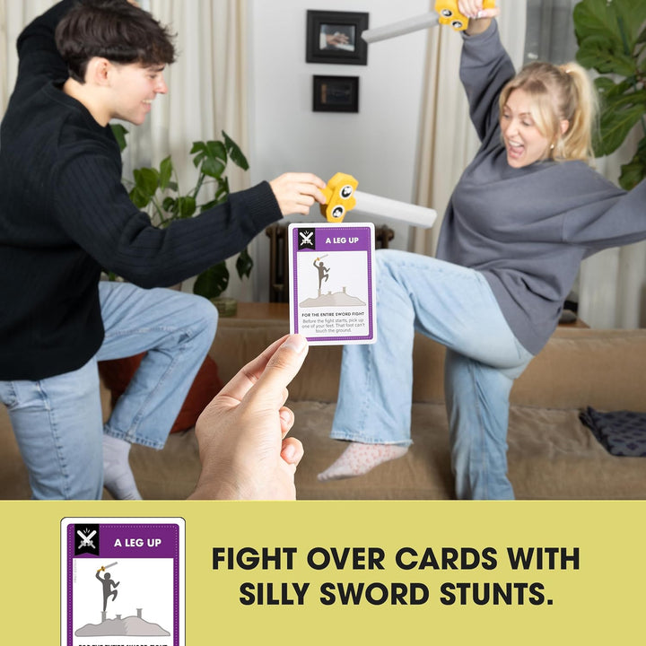 Lets Hit Each Other With Fake Swords Small Box Board Game by Exploding Kittens