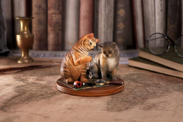 Lisa Parker Purrlock Holmes Cats Figurine 10.5cm