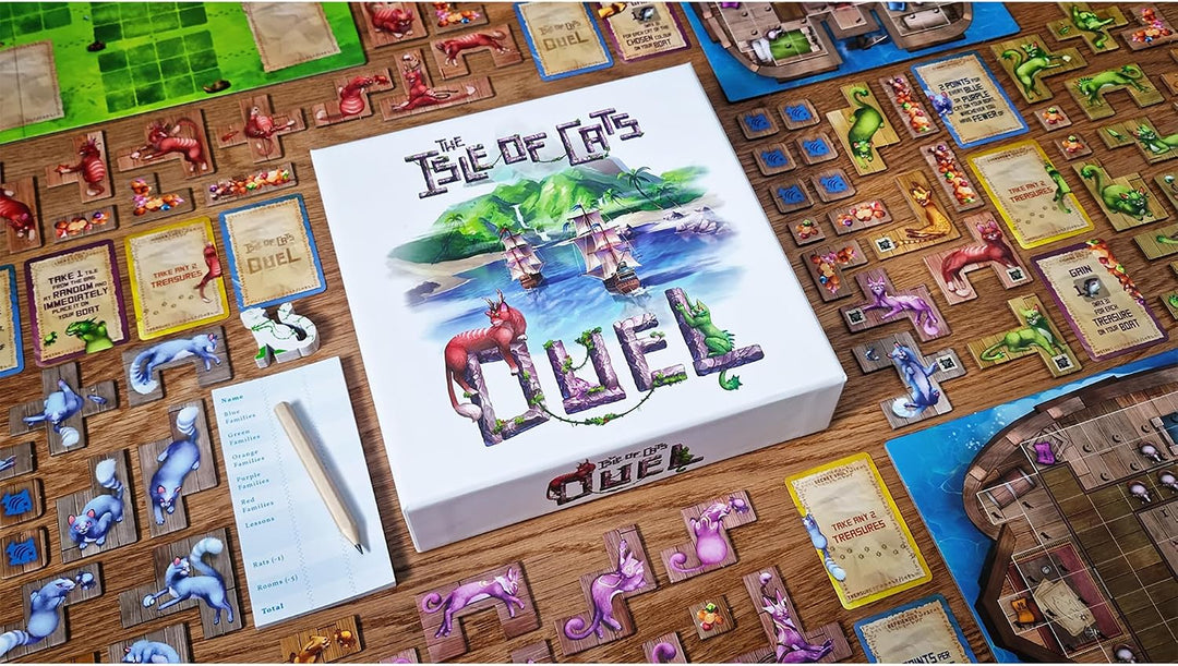 The Isle of Cats Duel Board Game by The City of Games