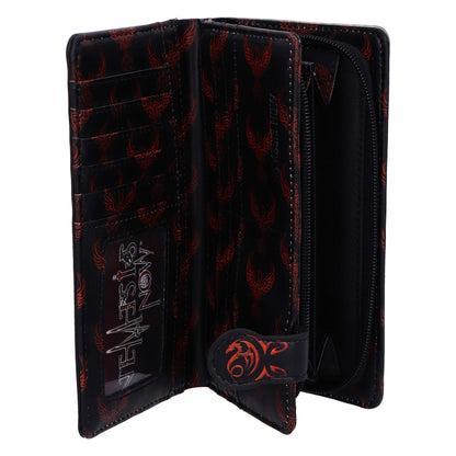 Anne Stokes Phoenix Rising Mythical Bird Embossed Purse 18.5cm 8