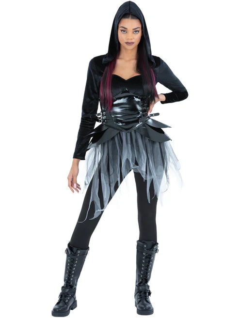 Dark Warrior Costume Dress Top with Corset Detail 1
