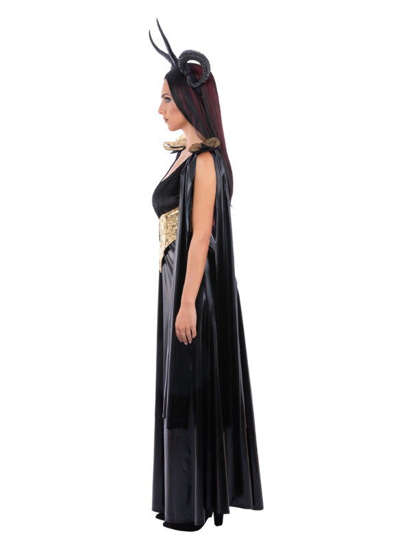 Fever Evil Queen Costume Dress and Headpiece 2
