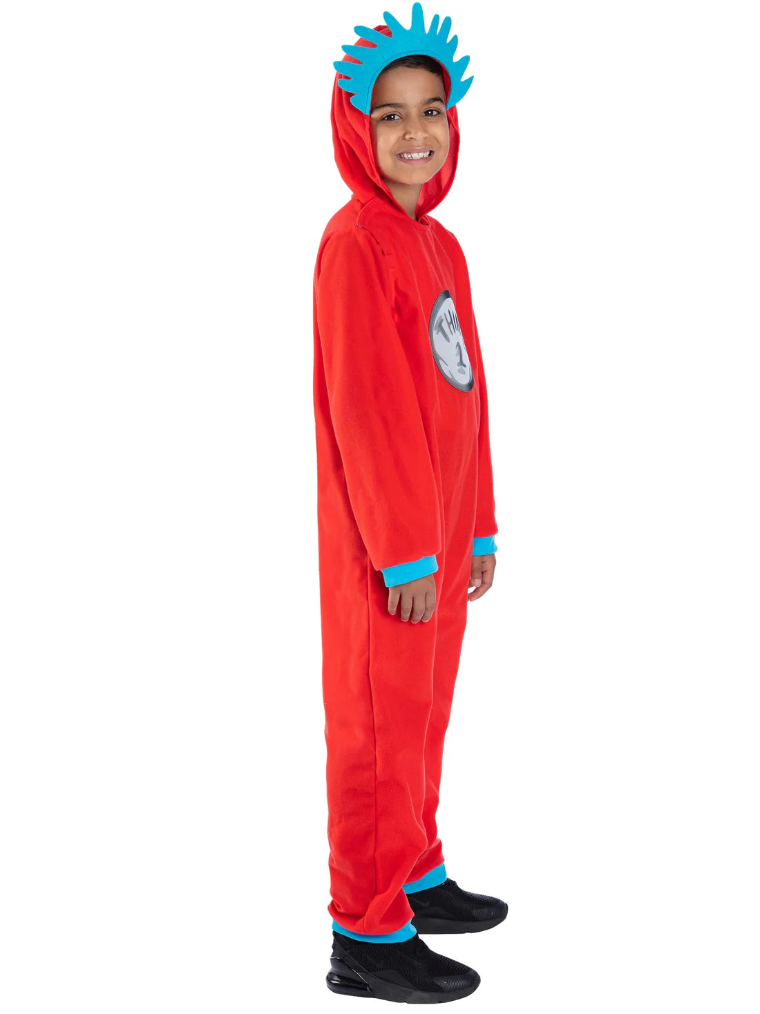 Dr Seuss Cat in the Hat Thing 1 & 2 Costume Jumpsuit Kids 2