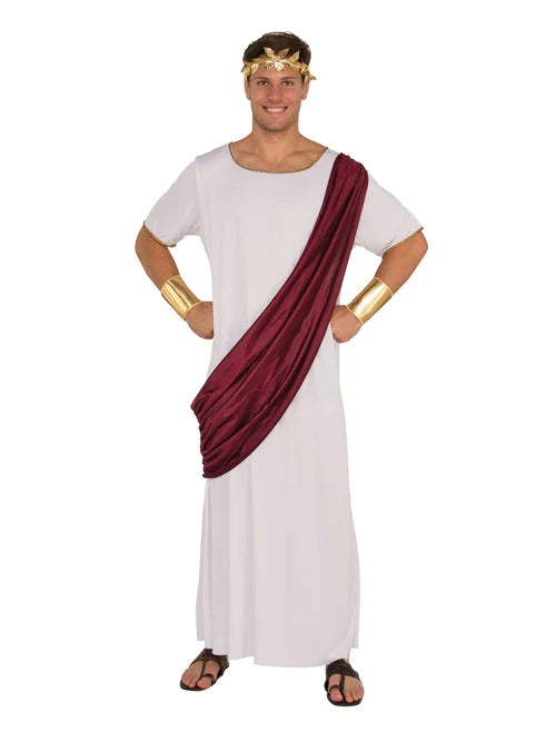Augustus Caesar Costume Adult White Toga