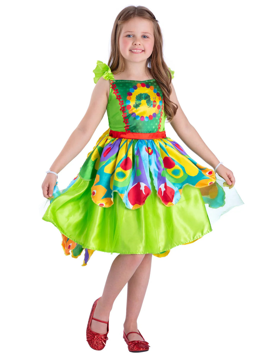 The Very Hungry Caterpillar Butterfly Costume Dress and Wings for Girls