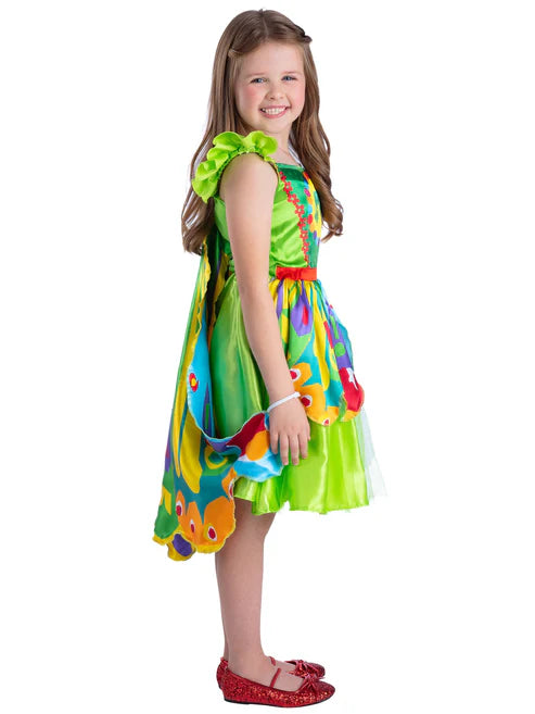 The Very Hungry Caterpillar Butterfly Costume Dress and Wings for Girls