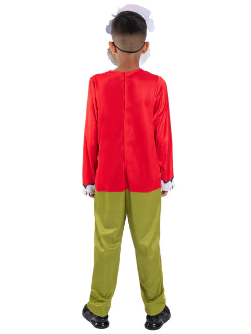 Dr Seuss The Grinch Santa Costume for Kids 3