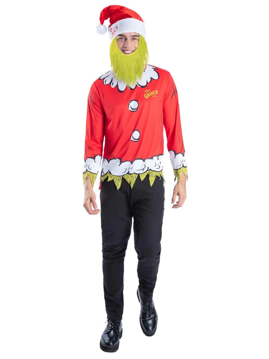 Dr Seuss The Grinch Santa Kit for Men 2