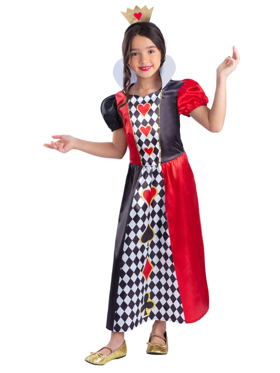 Queen of Hearts Costume Alice in Wonderland Dress 3