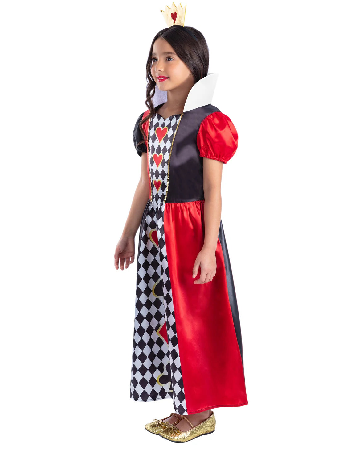 Queen of Hearts Costume Alice in Wonderland Dress 4