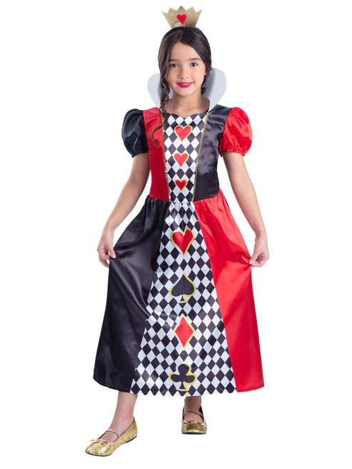Queen of Hearts Costume Alice in Wonderland Dress