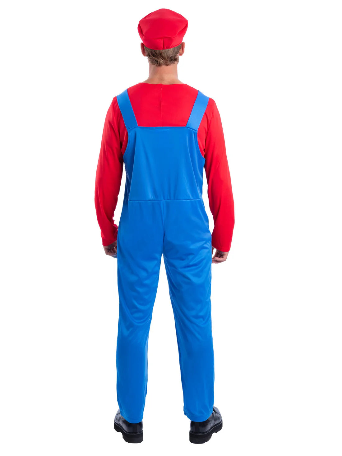 Red Plumber Super Mario Costume for Men 2