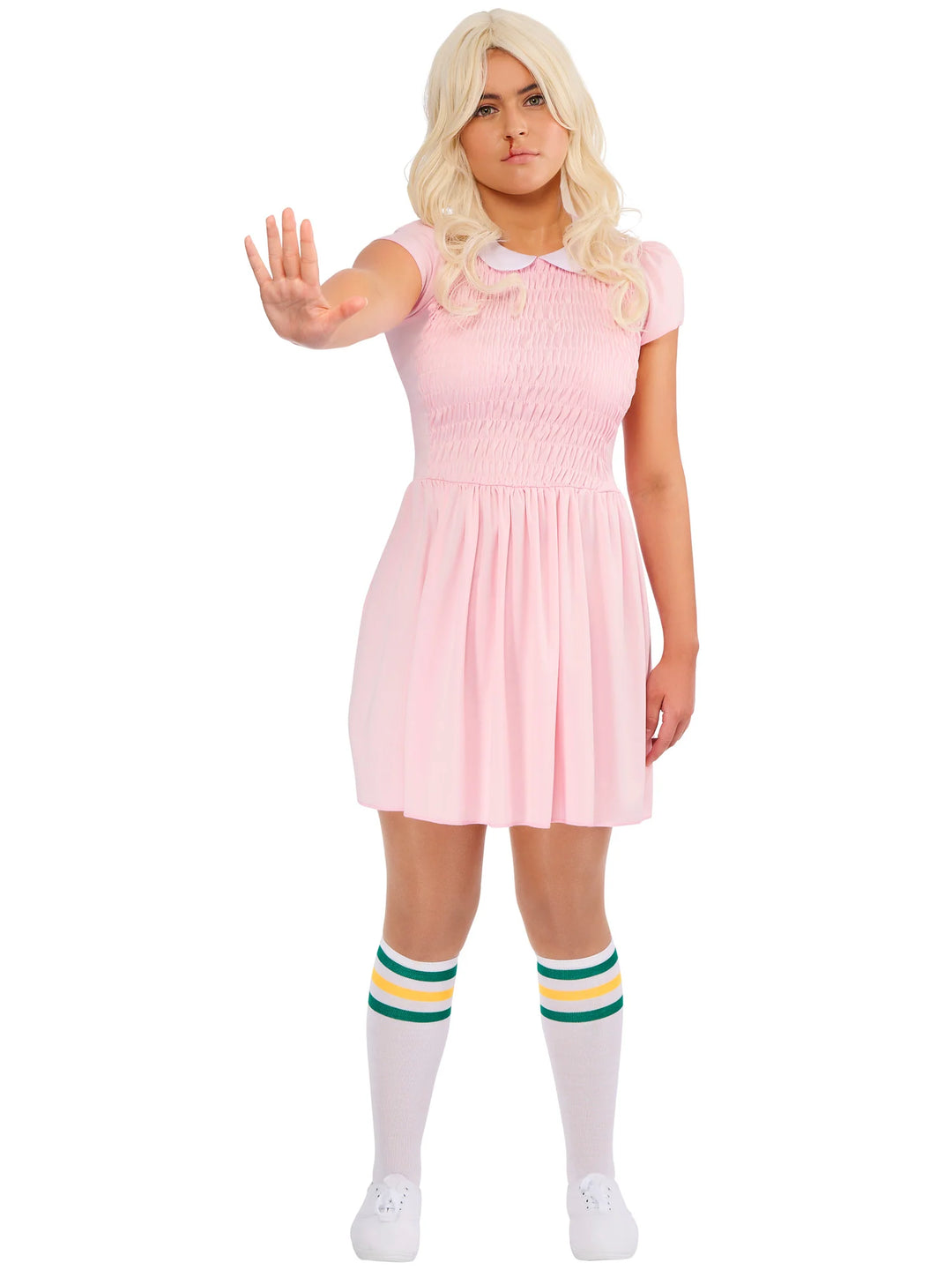 Eleven Stranger Things Pink Dress Costume for Women