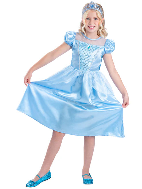 Lost Slipper Princess Costume Cinderella Girl Dress 1