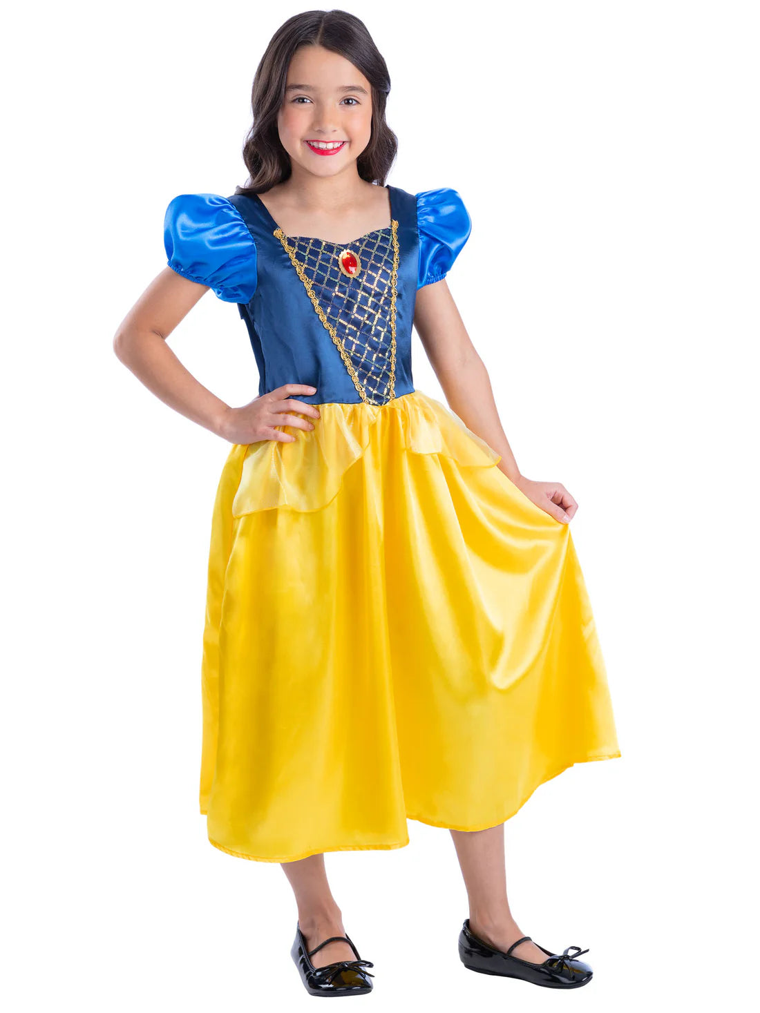Snow White Princess Costume Dress for Girls 2