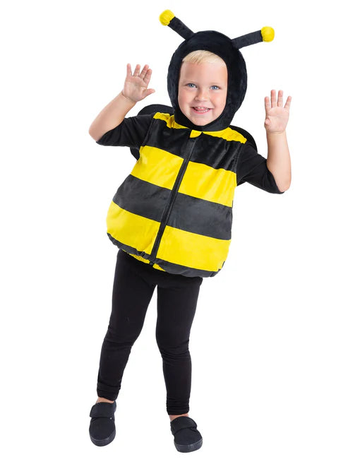 Bumblebee Costume with Wings and Hood