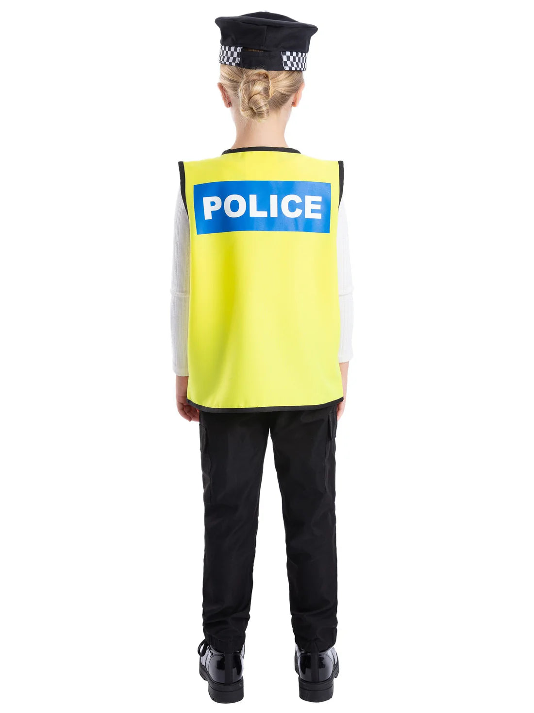 UK Police Kit with Vest Hat and 5 Pieces Toy Accessories 2
