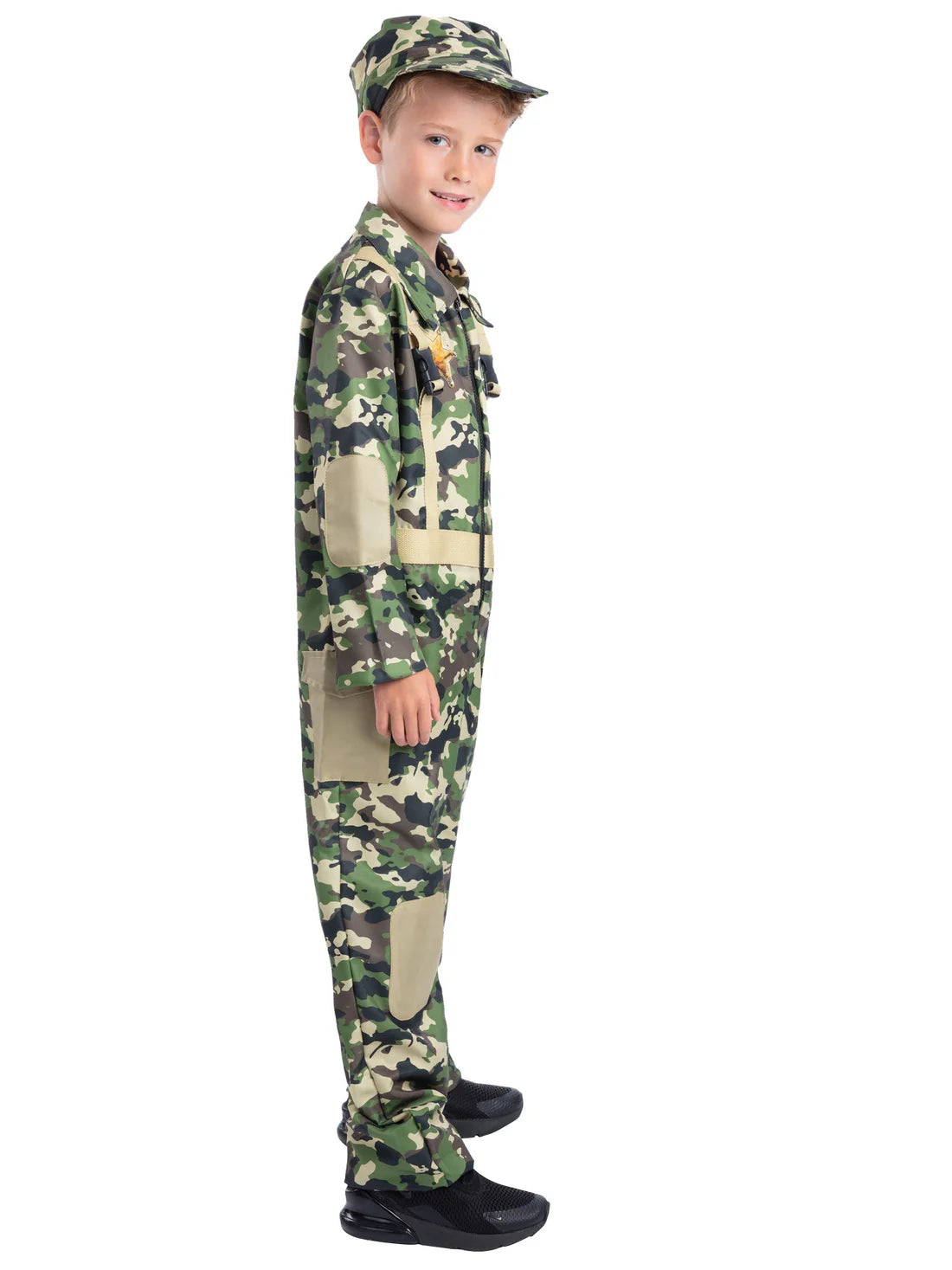 Army Costume Camo with Hat for Kids 2