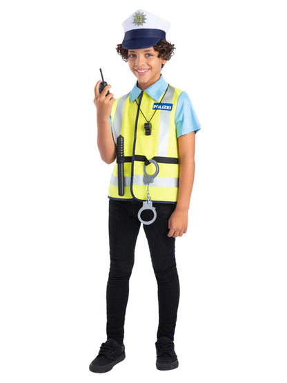 German Polizei Kit with Top Mock Vest Hat 4
