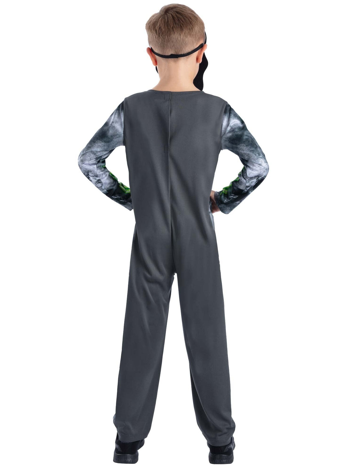 Glow Skeleton Costume with Mask for Kids 2