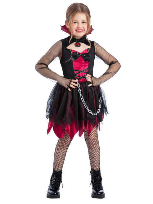 Grunge Vampire Costume for Girls Goth Outfit 2