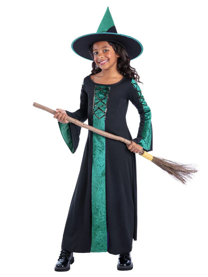 Bewitched Costume Green Dress for Girls Bewitched Outfit 2