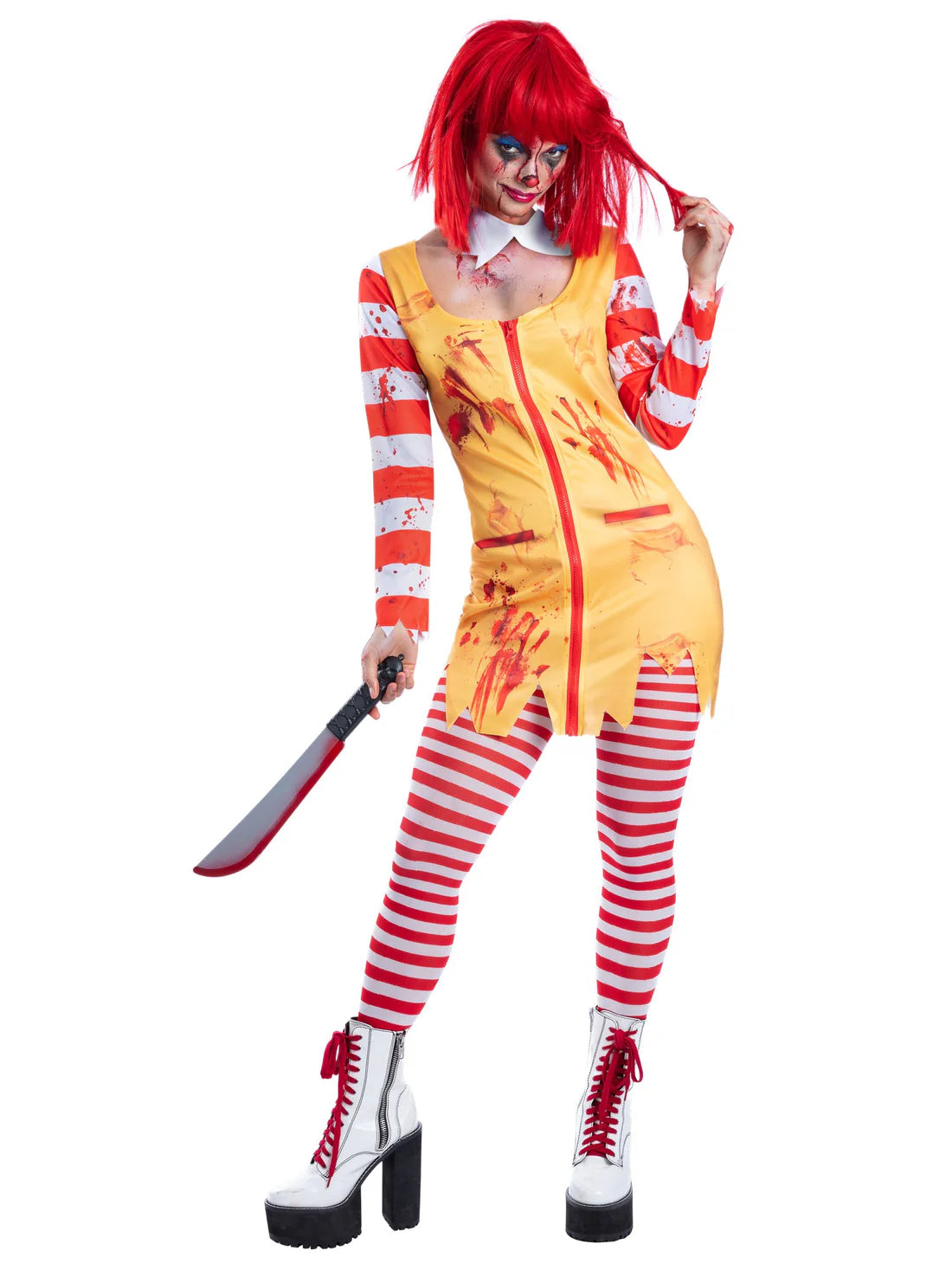 Kreepy Killer Clown Costume for Women 2