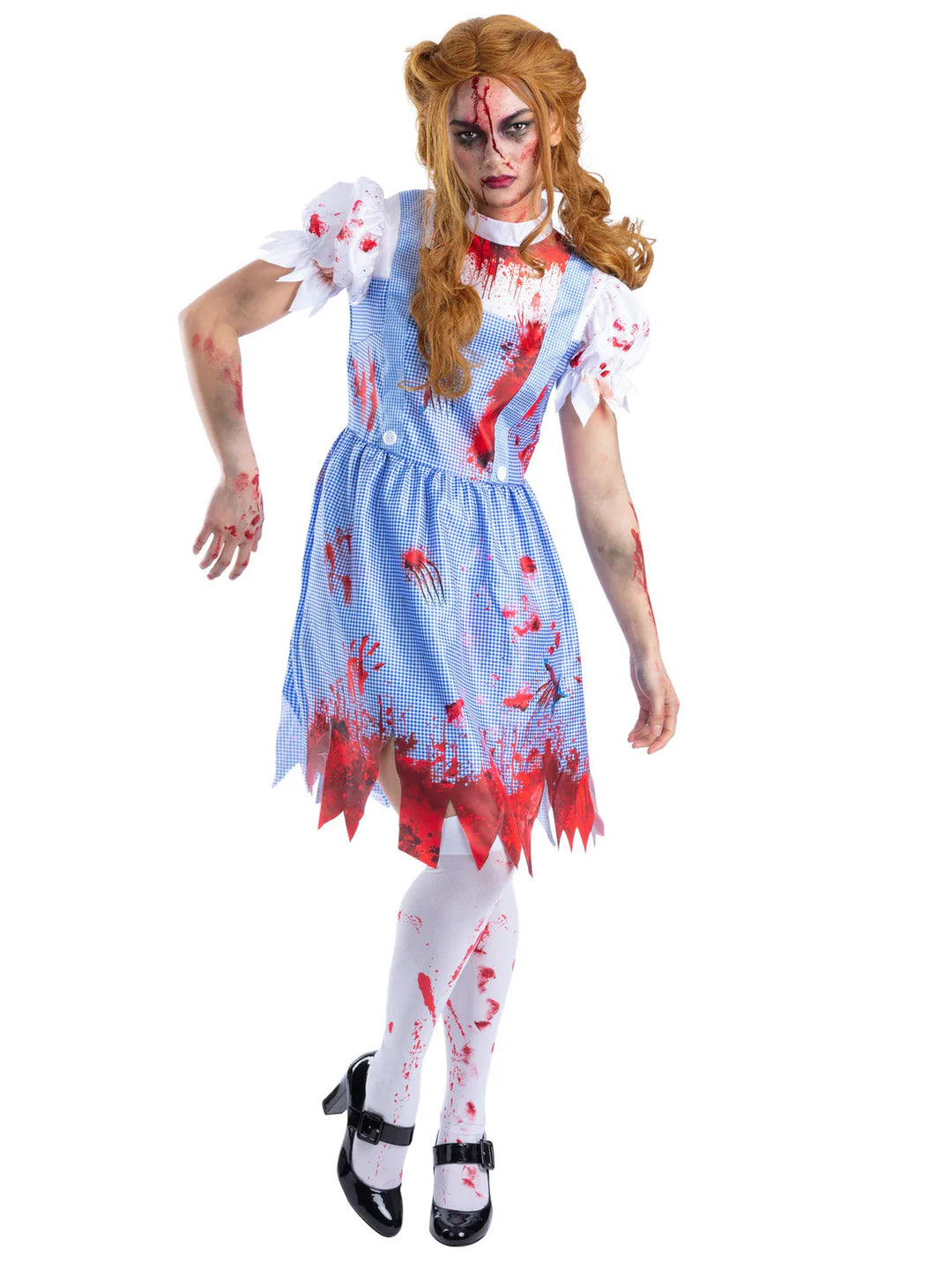 Zombie Country Girl Costume Dorothy Dress for Women 2