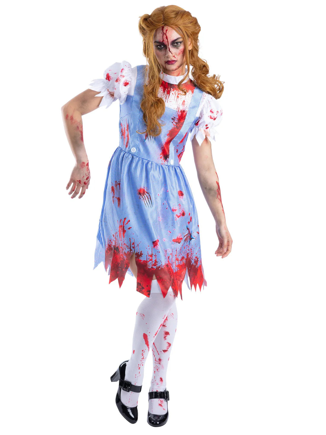 Zombie Country Girl Costume Dorothy Dress for Women 2
