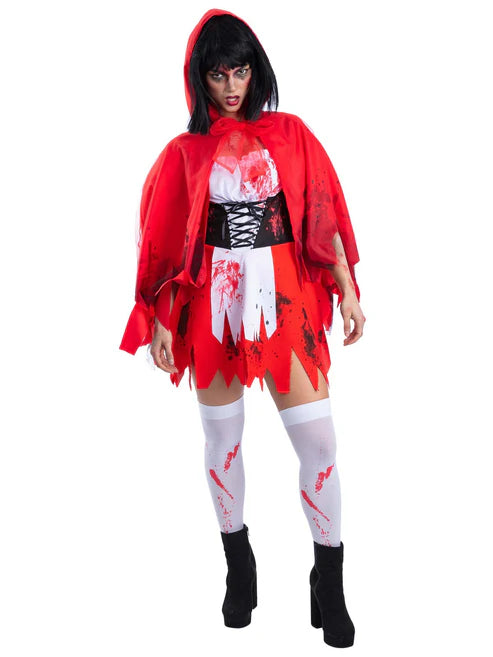 Zombie Red Riding Hood Costume Dress 1