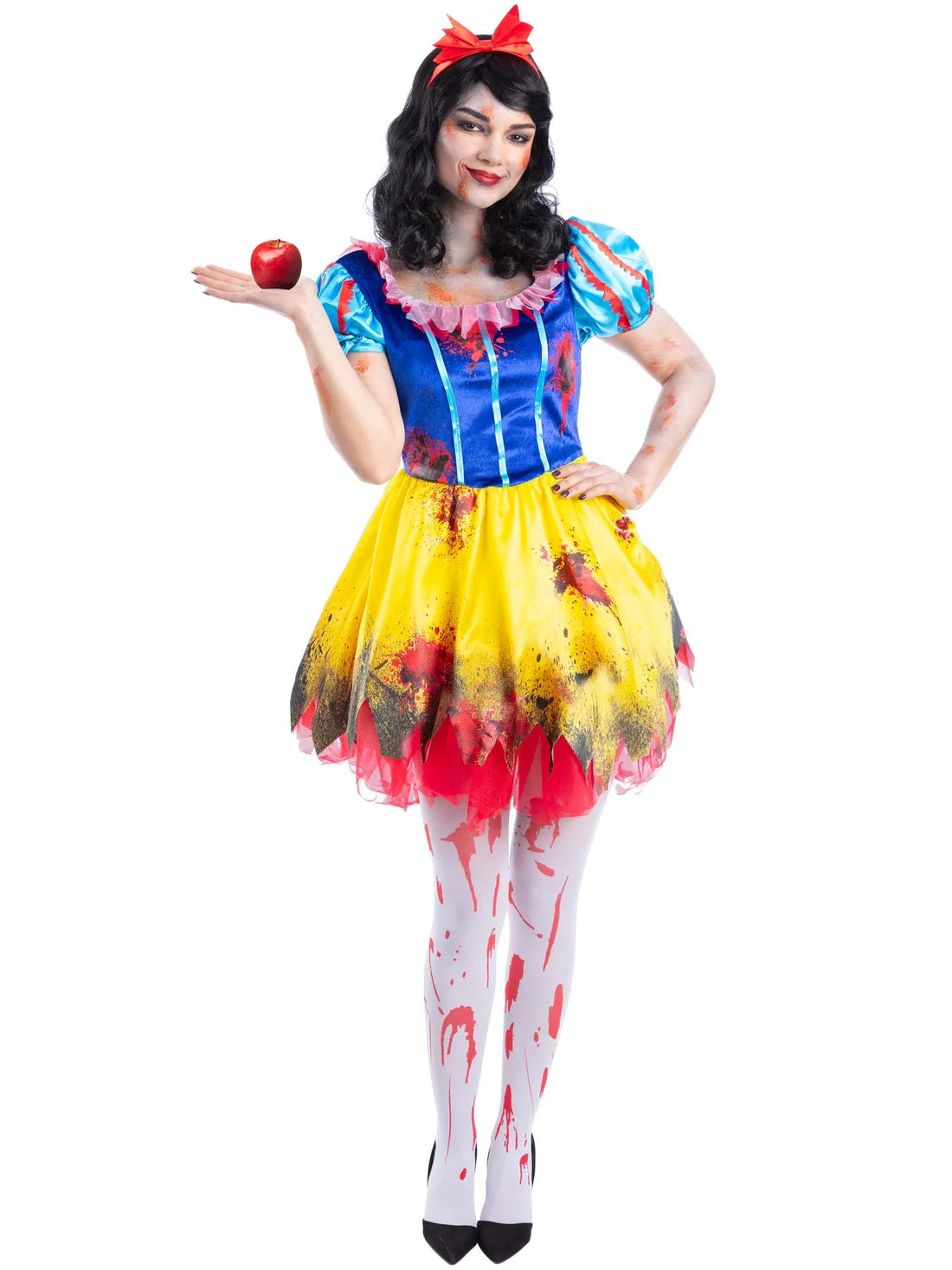 Zombie Apple Princess Costume Sleeping Beauty Horror Dress 2