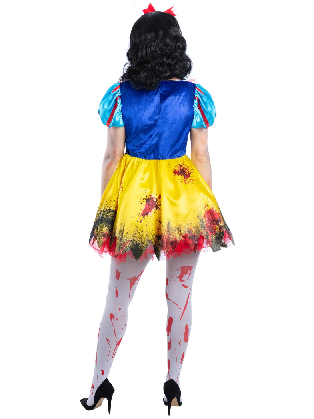 Zombie Apple Princess Costume Sleeping Beauty Horror Dress 3