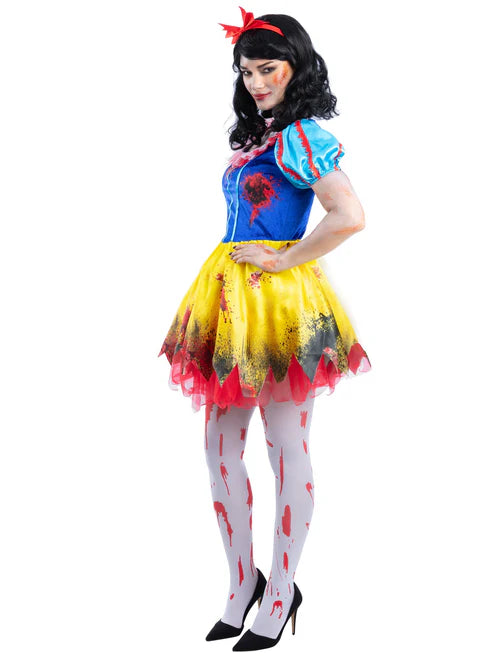 Zombie Apple Princess Costume Sleeping Beauty Horror Dress X Small