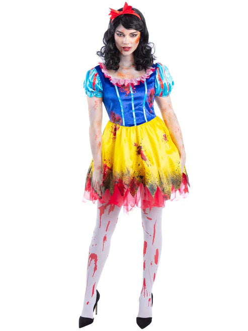 Zombie Apple Princess Costume Sleeping Beauty Horror Dress 1