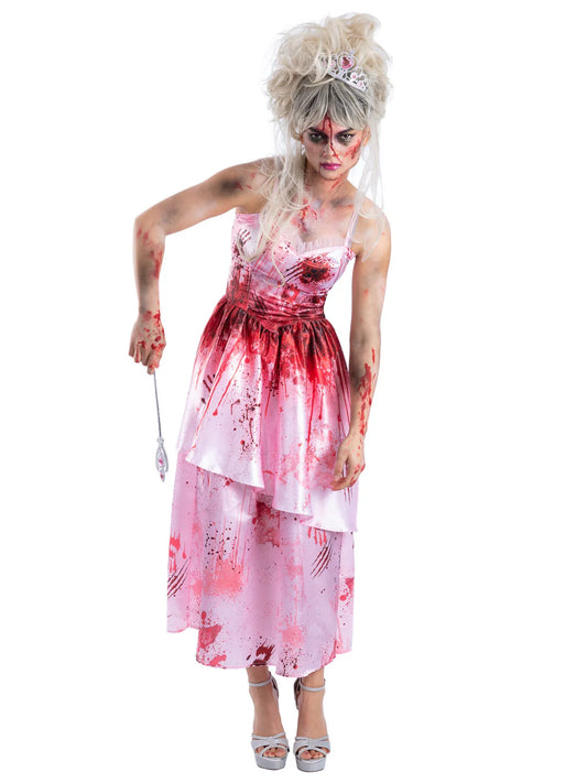 Zombie Pink Princess Costume 2