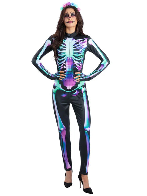Bright Bones Skeleton Costume 1