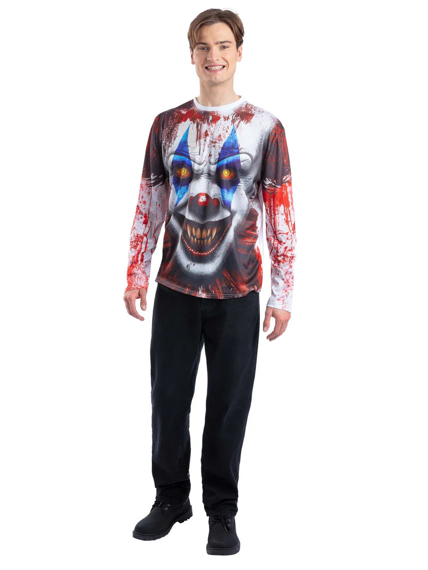Clown Top with Pennywise Face 1