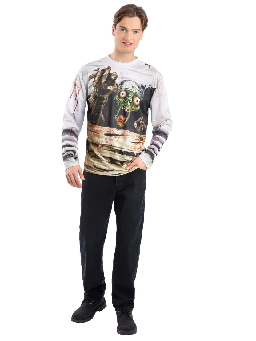 Zombie Mummy Instant Kit Top and Balaclava Mask 2