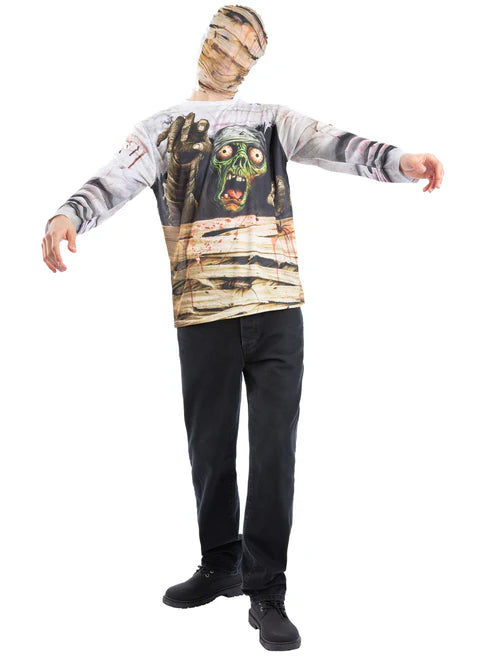 Zombie Mummy Instant Kit Top and Balaclava Mask 1