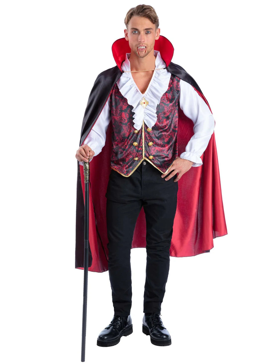 Vampire Costume Kit for Men 2