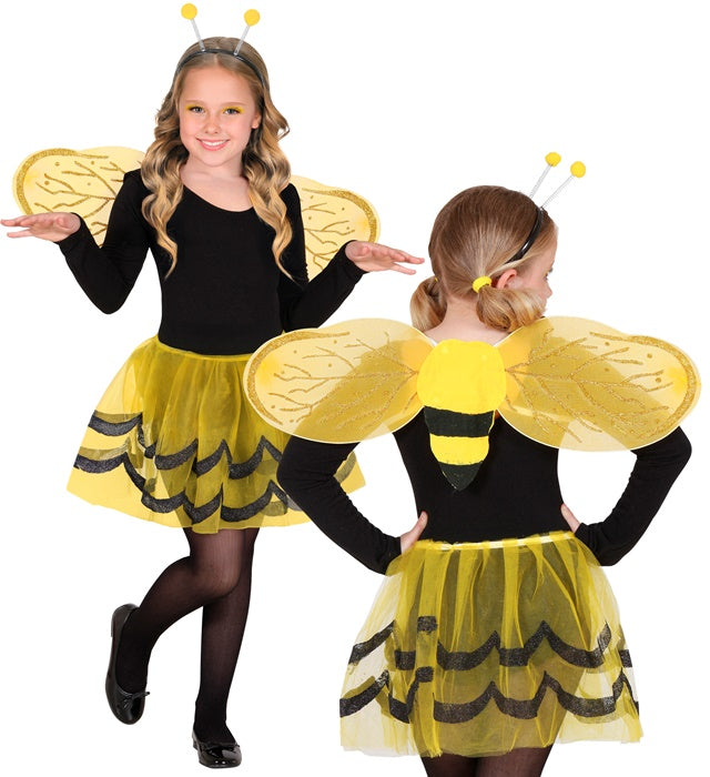 Bee Dress-Up Set  Tutu, Wings, Antennas 