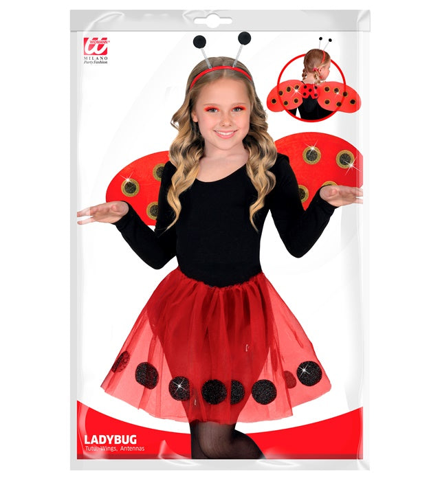 Ladybug Dress-Up Set  Tutu, Wings, Antennas 