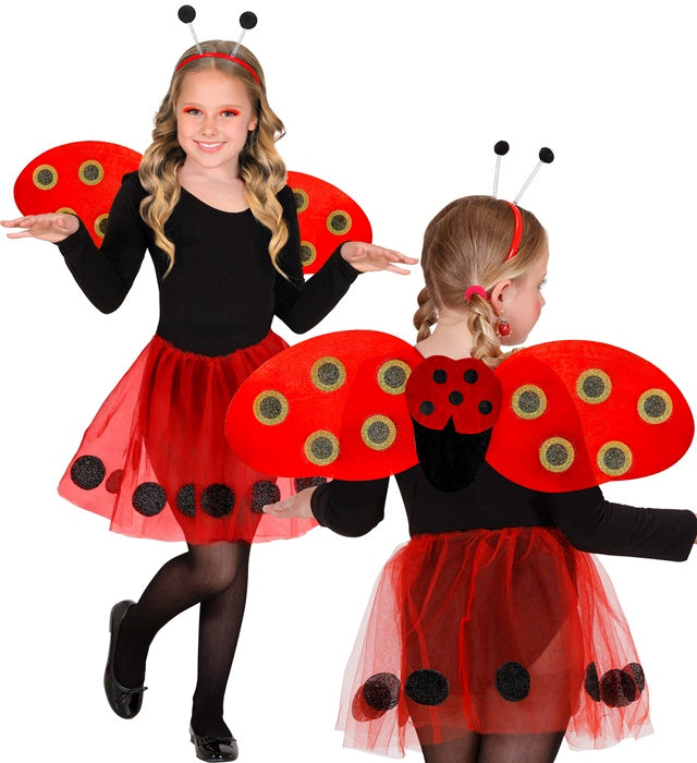 Ladybug Dress-Up Set  Tutu, Wings, Antennas 