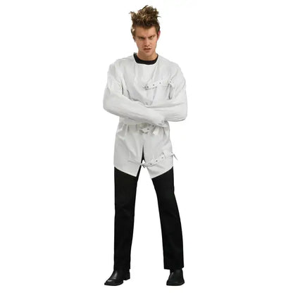 Adult Straight Jacket Insane Asylum Costume 1