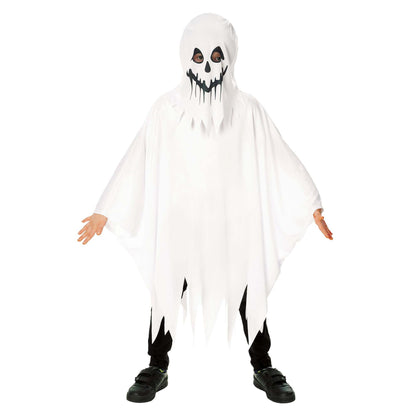 Child Ghost Costume Poncho 1