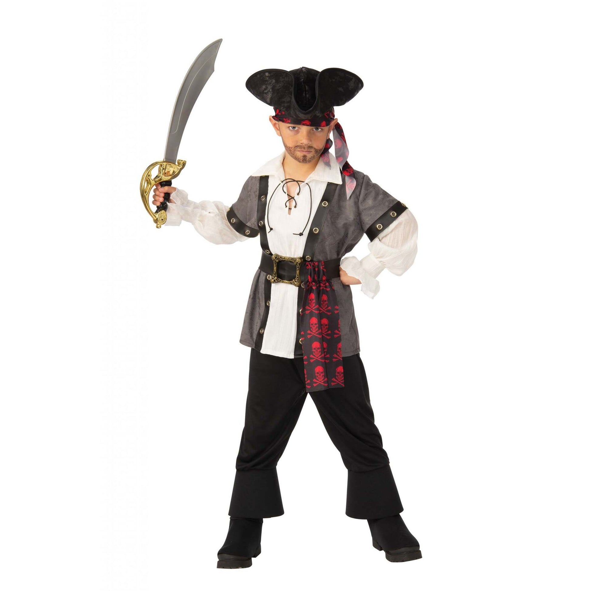 Boy Pirate Costume Captain Jack Sparrow 1