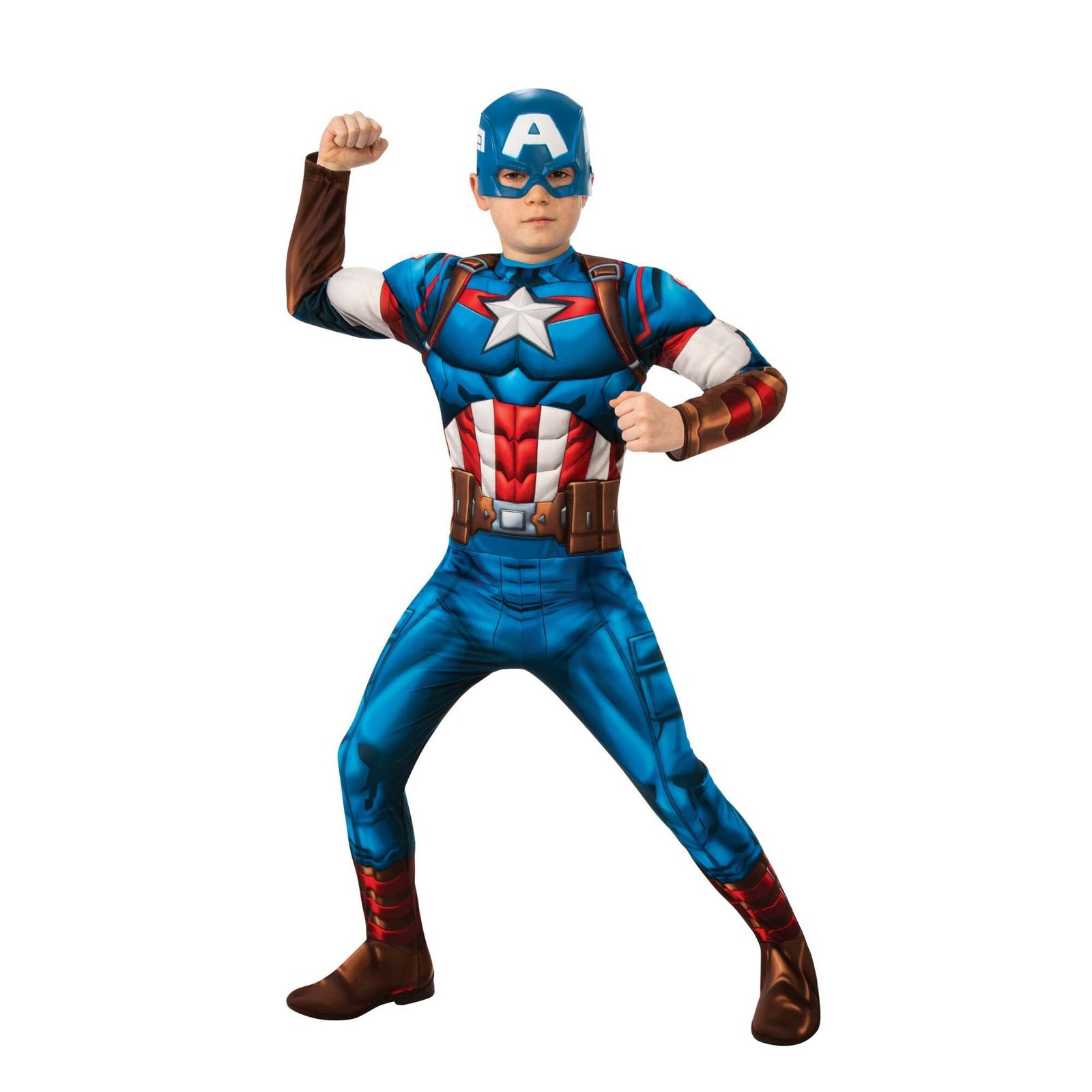 Captain America Costume Child Classic Avengers Suit 1